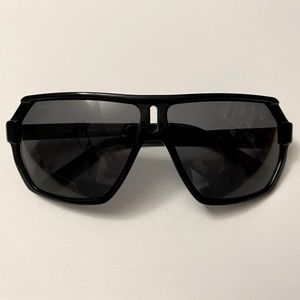Black Versace Polarised Unisex Sunglasses